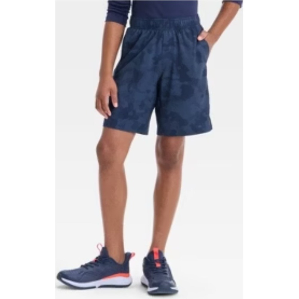All in Motion Camo Athletic Shorts with Pockets - Boys Size L (12/14) NWT